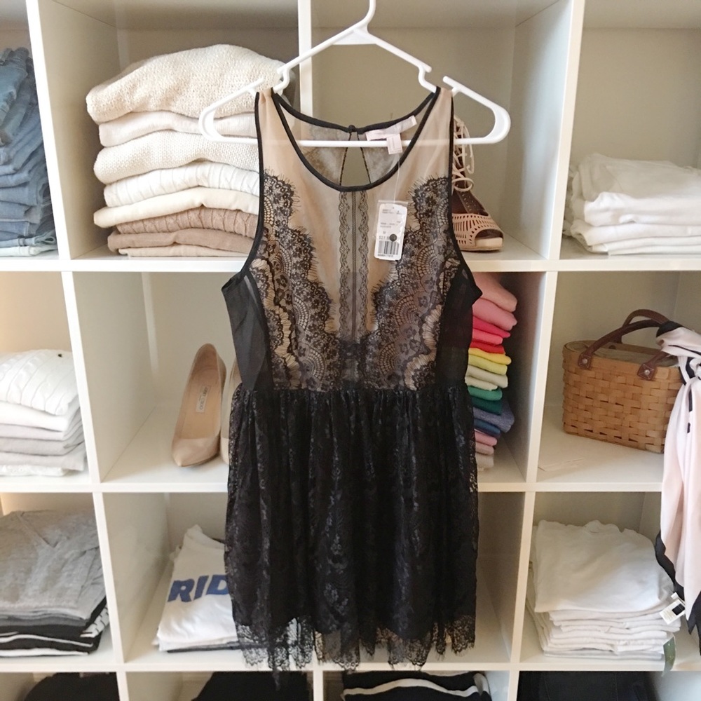 NWT Black Lace Dress